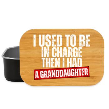 Be in Charge Then I Had A Daughter Funny dad - Lunch Box - black - Front