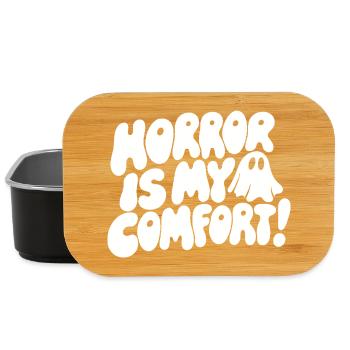 Horror Is My Comfort Quote - Lunch Box - Schwarz - Vorne