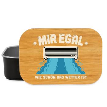 Mir Egal | Klimaanlage - Lunch Box - Schwarz - Vorne