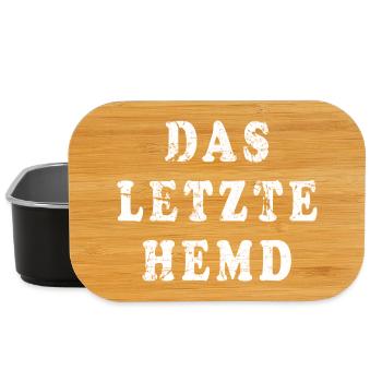 Das letzte Hemd Statement - Lunch Box - Schwarz - Vorne