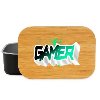 Gamer - Lunch Box - black - Front