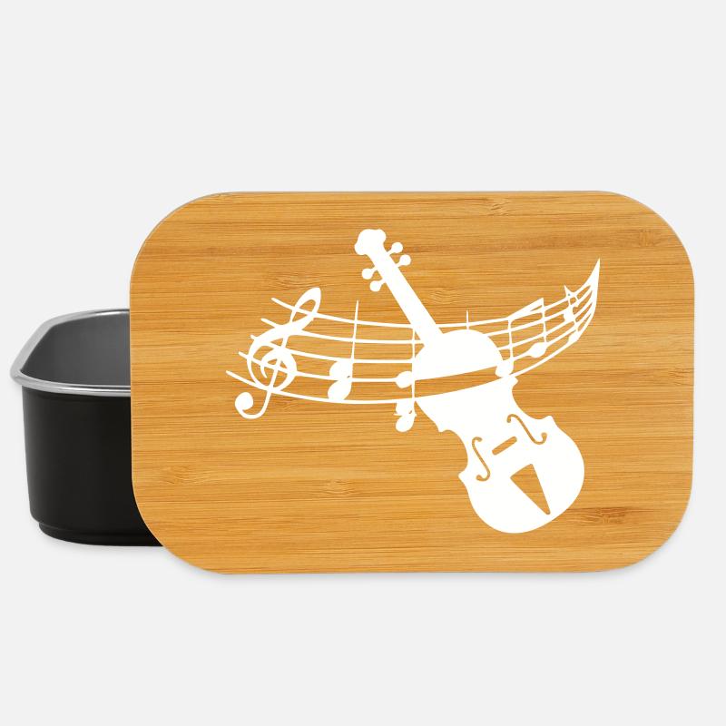 Violin violin - Lunch Box - black