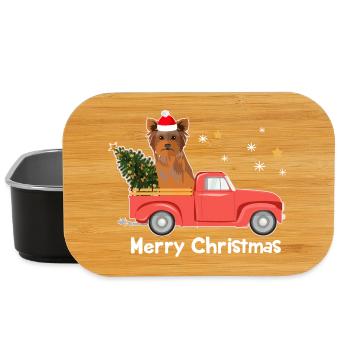 Pick-up Yorkie Christmas Tree - Boîte à goûter - noir - Devant