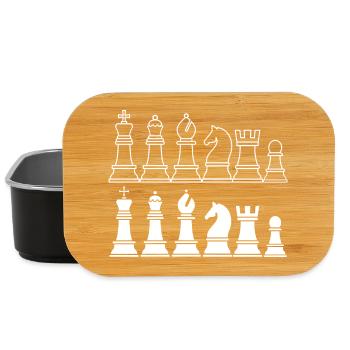 Jeu d’échecs Royal - Boîte à goûter - noir - Devant