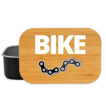 bike, cyclist, cycling fan - Lunch Box - black - Front