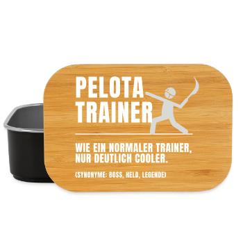 Pelota Trainer Definition - Lunch Box - Schwarz - Vorne
