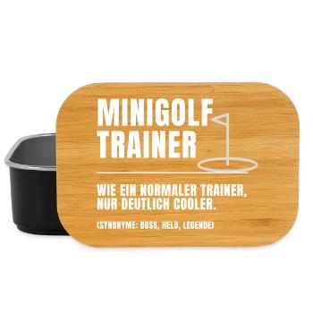 Minigolf Trainer Definition - Lunch Box - Schwarz - Vorne