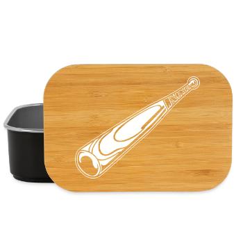 Baseballschläger - Lunch Box - Schwarz - Vorne
