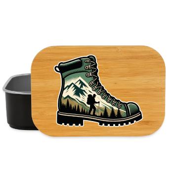 Chaussure randonnée Montagne Trekkeur Randonneur - Boîte à goûter - noir - Devant