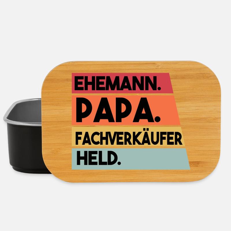 Ehemann Papa Fachverkäufer Held - Lunch Box - Schwarz