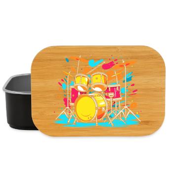 Portrait de tambour - Boîte à goûter - noir - Devant