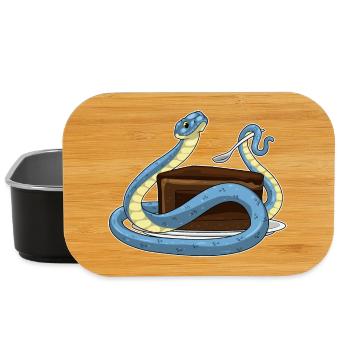 Gâteau Serpent - Boîte à goûter - noir - Devant