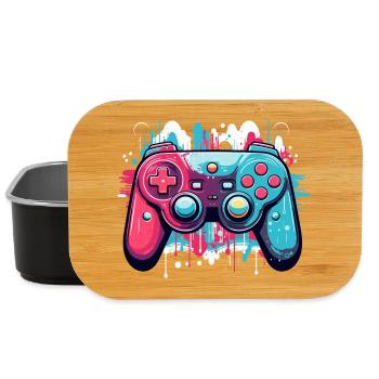 Game Controller - Lunch Box - Schwarz - Vorne