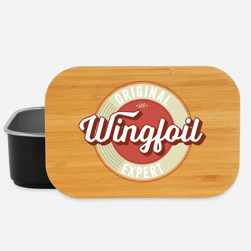 Wingfoil Label - Lunch Box - black