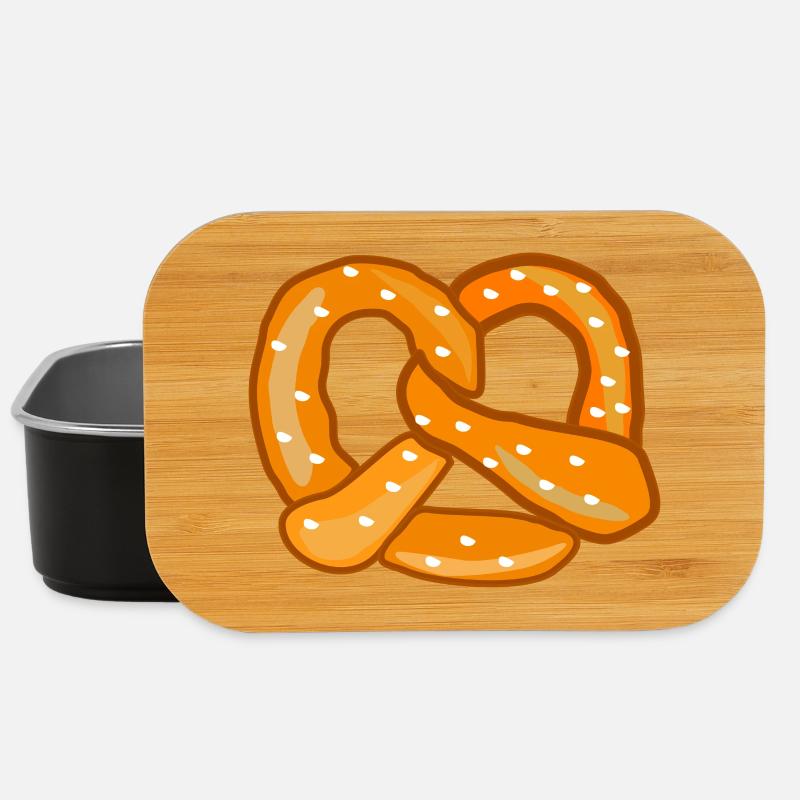 Brezel - Lunch Box - Schwarz