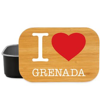 I LOVE GRENADA - Lunch Box - black - Front