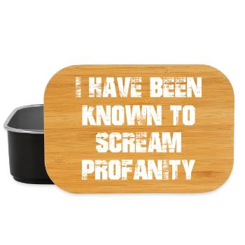 I have been known to scream profanity - Lunch Box - Schwarz - Vorne