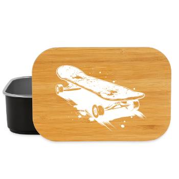 Croquis de planche à roulettes - Boîte à goûter - noir - Devant
