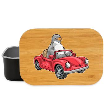 Pinguin Auto - Lunch Box - Schwarz - Vorne