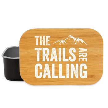 The Trails Are Calling - Lunch Box - black - Front