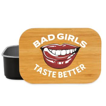 Bad Girls Taste Better Tattooed Girls B - Lunch Box - black - Front