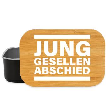 Junggesellen Abschied Jga - Lunch Box - Schwarz - Vorne
