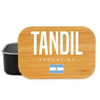 Tandil Argentinien Argentinier - Lunch Box - Schwarz - Vorne