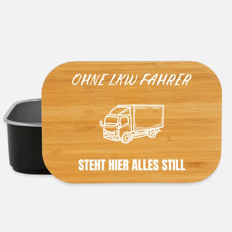 Without truck drivers, everything comes to a standstill here – truckers - Lunch Box - black
