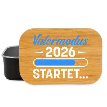 DEMARRE LE MODE PAPA FUTUR PAPA 2026 - Boîte à goûter - noir - Devant