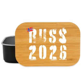 RUSSLAND 2026 Grunge-Jahr - Lunch Box - Schwarz - Vorne