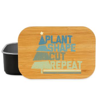 Weihnachtsbaum Züchter Plant Shape Cut - Lunch Box - Schwarz - Vorne