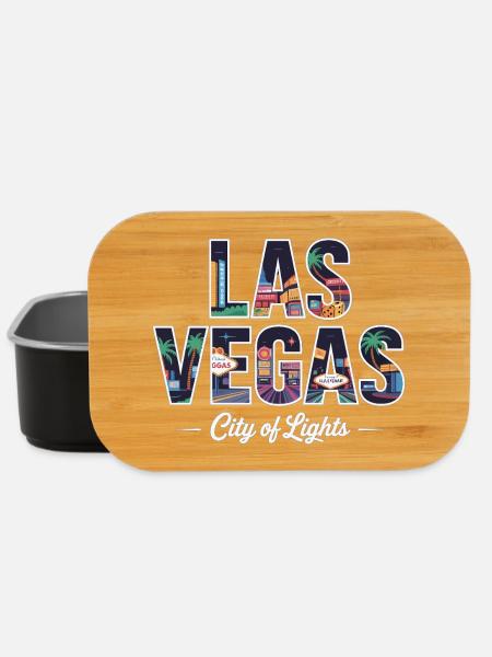 Las Vegas Ville Lumière – Casino Rétro - Boîte à goûter - noir