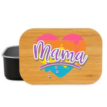Maman - Boîte à goûter - noir - Devant