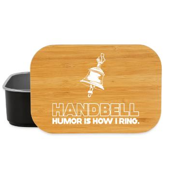 Handbell Humor Ring Tee - Lunch Box - black - Front