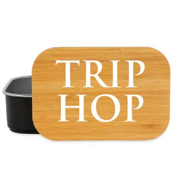 Trip Hop Bold Monogramm - Lunch Box - Schwarz - Vorne