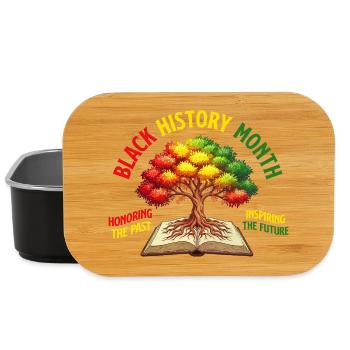 Honoring Past Inspiring Future - Black History - Lunch Box - black - Front