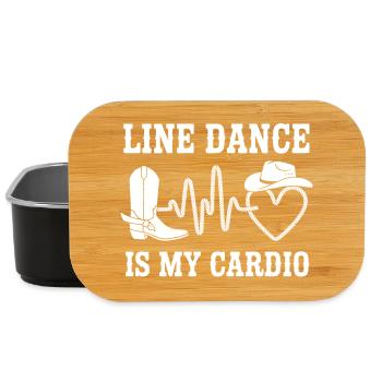 Chemise cardio de danse en ligne - Boîte à goûter - noir - Devant