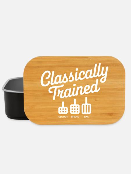 Classically Trained Petrolhead KFZ Mechaniker - Lunch Box - Schwarz