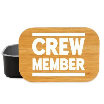 crew member - Lunch Box - black - Front