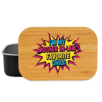 Favorite Child Mother-In-Law Pop-Art - Lunch Box - Schwarz - Vorne