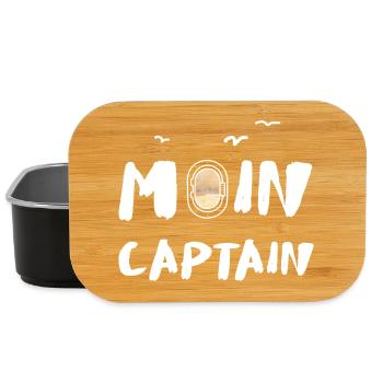 Moin Captain Porthole Sea Holiday Recreation Coast - Boîte à goûter - noir - Devant