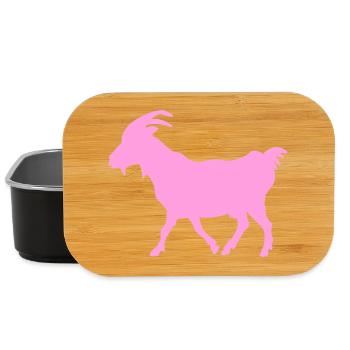 Ziege rosa G.O.A.T. - Lunch Box - Schwarz - Vorne