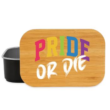 LGBT Pride Month - Pride or Die - Lunch Box - black - Front