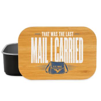 Retired Postman Retired Postman - Lunch Box - black - Front