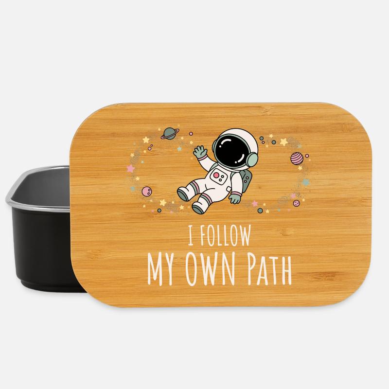 I Follow My Own Path Autronaut - Lunch Box - black