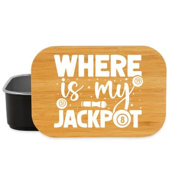 Bingo Player Where Is My Jackpot Bingo - Lunch Box - Schwarz - Vorne