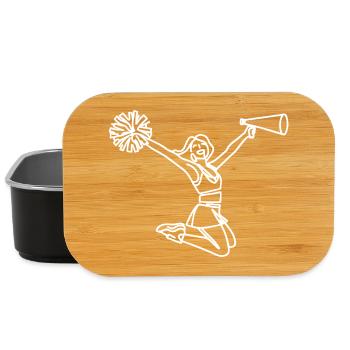 Cheerleader Sketch - Lunch Box - black - Front