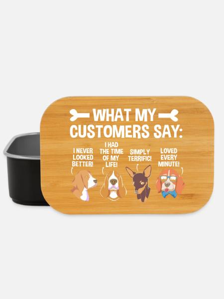 Hundefriseur - Lunch Box - Schwarz