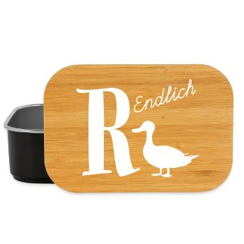 Endlich in Rente - Lunch Box - Schwarz - Vorne