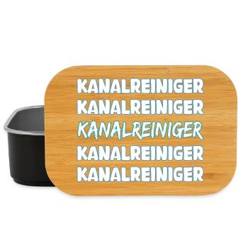 Beruf Kanalreiniger - Lunch Box - Schwarz - Vorne